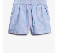 Superdry Blue/Pink Stripe Elastic 100% Cotton Shorts Blue/Pink EU 40 (UK 12)