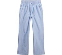 Superdry Blue/Pink Stripe Elastic 100% Cotton Trousers