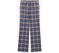 Superdry Blue Red Check Cotton Check Elastic Trousers