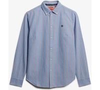 Superdry Blue Slim Oxford Long Sleeve Shirt Blue 12