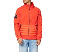 Superdry Bonded Soft Shell Jacket Veste, Bold Orange, M Homme