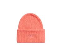 Superdry Bonnet côtelé doux taille unique, Orange