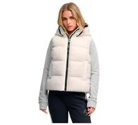 Superdry - Borg Baffle Gilet - Doudoune sans manches femme Chalk White - UK 10 - S