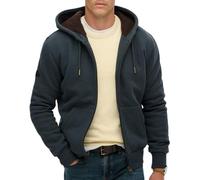 Superdry Borg Lined Full Zip Sweatshirt Gris L Homme