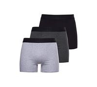 Superdry Boxer Multi Triple Pack, Noir/Charbon/Gris, S Homme