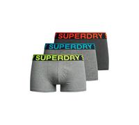Superdry Boxers bleu clair / jaune / gris chiné / rouge, Taille L