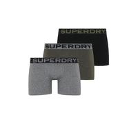 Superdry Boxers gris chiné / olive / noir, Taille M