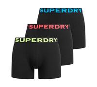 Superdry Boxers 1mn Pack de 3 Black/Neon Taille S