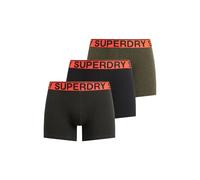 Superdry Boxers olive / orange / noir, Taille XXL