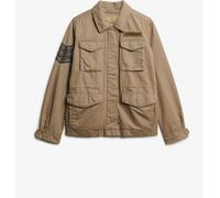 Superdry Brown Embellished M65 Military Jacket
