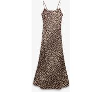 Superdry Brown Printed Maxi Slip Dress Brown EU 40 (UK 12)
