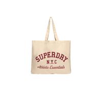 Superdry Cabas beige / rouge foncé, Taille Taille unique