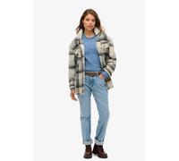 Superdry Cable Knit Crew Neck Jumper Bleu Wedgewood 8 (XS) Female