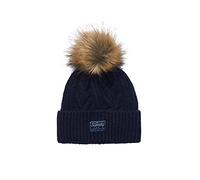 Superdry Cable Lux Beanie Bonnet, Eclipse Bleu, Taille Unique Femmes