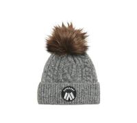 Superdry Cable Luxe Beanie One Size, Scandi Grey Marl