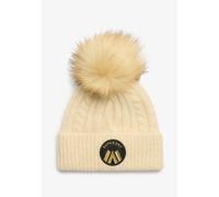 Superdry - Cable Luxe Knit Beanie Hat - Bonnet femme Oatmeal White - Taille unique