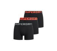 Superdry Boxers – gris foncé / homard / noir – Taille L
