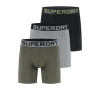 Superdry Calecons et Slips Boxer Triple Pack 2ho krst Black MGA Grit/wnter khki Grit/Blck M