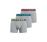 Superdry Calecons et Slips Boxer Triple Pack 4hk Noos Grey Marl M
