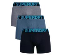 Superdry Calecons et Slips Boxer Triple Pack CZR Navy/Blue Stripe/Navy Feeder