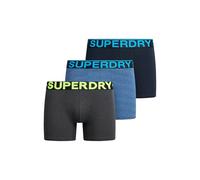 Superdry Boxers M3110452c - Lot de 3 (azur/bleu/bleu foncé/gris chiné/noir) Taille XL Homme