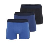 SUPERDRY Caleçons pour Homme Lot de 3 - Bleu Marine & Bleu Clair Taille XL