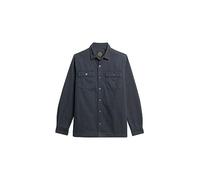 Superdry Canvas Workwear Overshirt T-Shirt, Bleu Marine (Midnight Navy), M Homme