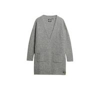 Superdry Cardigan long Essential en tricot pour femme, Anthracite, 42