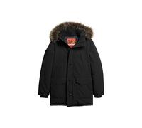 Superdry Chaqueta Parka Veste, Noir de Jet, L Homme