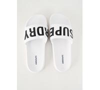 Superdry Femme Code Core Pool Slide Sandale Glissante, Noir Optique, Medium