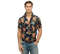 Chemise Superdry Hawaiian Print Bleu M