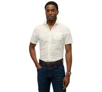 Chemise en coton et lin Superdry Blanc 2XL