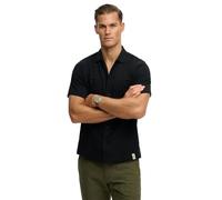 Superdry Chemise Merchant texturée manches courtes Noir L