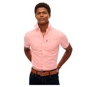 Superdry Chemise Oxford manches courtes Rose Homme Taille L
