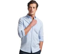 Superdry Chemise Oxford en coton manches longues Bleu 2XL Homme
