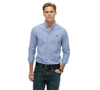 Superdry Chemise Essentials Tailored Lite Manches Longues Bleu 2XL Homme