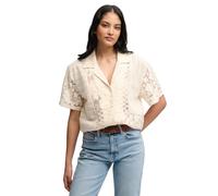 Superdry Chemisier Lace Beach Resort manches longues Beige L Femme