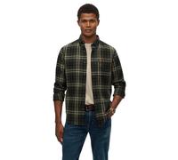 Superdry Chemise à manches longues M4011047a Vert Homme Taille L