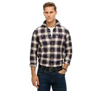 Superdry Chemise à Manches Longues Merchant Linen Check