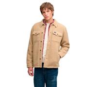 Superdry Chemise à Manches Longues Retro Fleece Overshirt