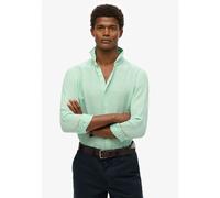Superdry Vacation Linen Long Sleeve Shirt Vert 3XL Homme