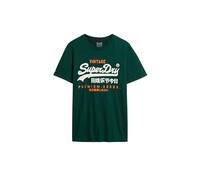 Superdry Chemise Classic VL Heritage T Shirt Pine Green L Homme, Vert - Pin, L