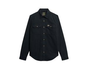 SUPERDRY Chemise en flanelle noir | M