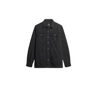 Superdry Chemise en Toile Workwear Overshirt Noir XL Homme, Noir