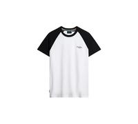 Superdry Essential Logo Baseball Short Sleeve T-shirt Blanc XL Homme