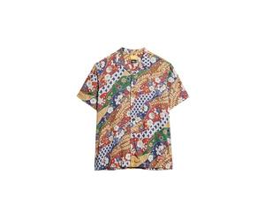 Superdry Chemise hawaïenne Resort R1-S/S (M), Vert Michinaga, XXL