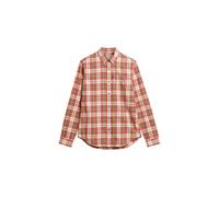 Superdry Chemise mélange de couleurs / rouge rouille, Taille S