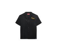 Superdry Chemise 'Merchant Suika' curry / vert foncé / rouge / noir, Taille L