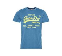 Superdry Chemise Neon VL T Shirt Esign Blue S Homme, Esign Blue, S