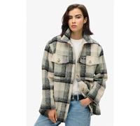 Superdry Surchemise épaisse non doublée Gris M Femme